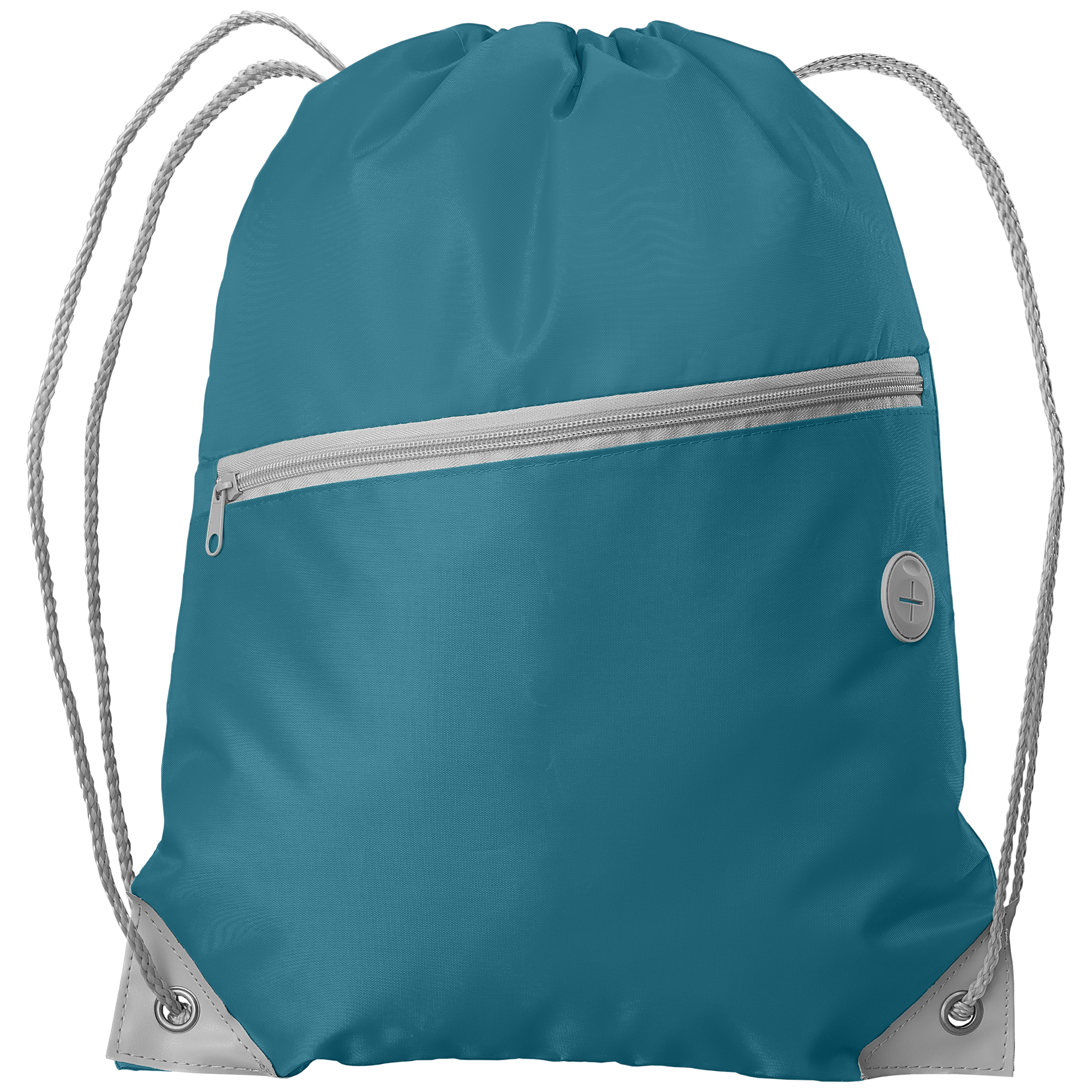 Vilda rPET Drawstring Backpack with Zippered Front Pocket 18