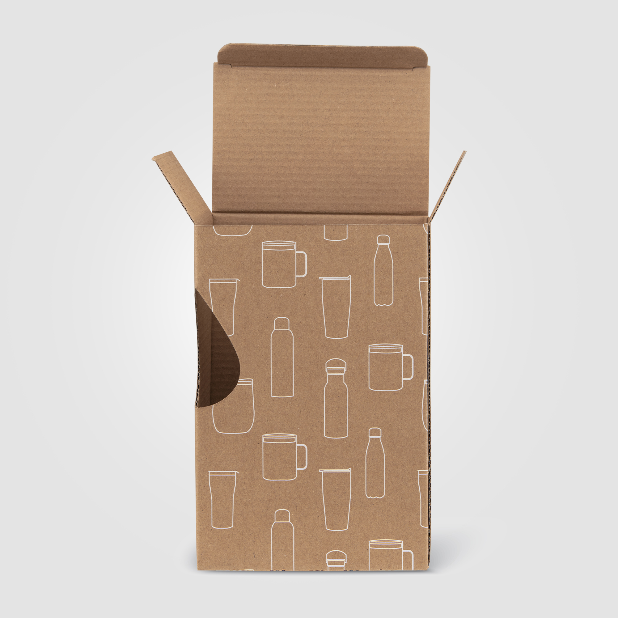 Craft Paper Gift Box for Drinkware #4 3