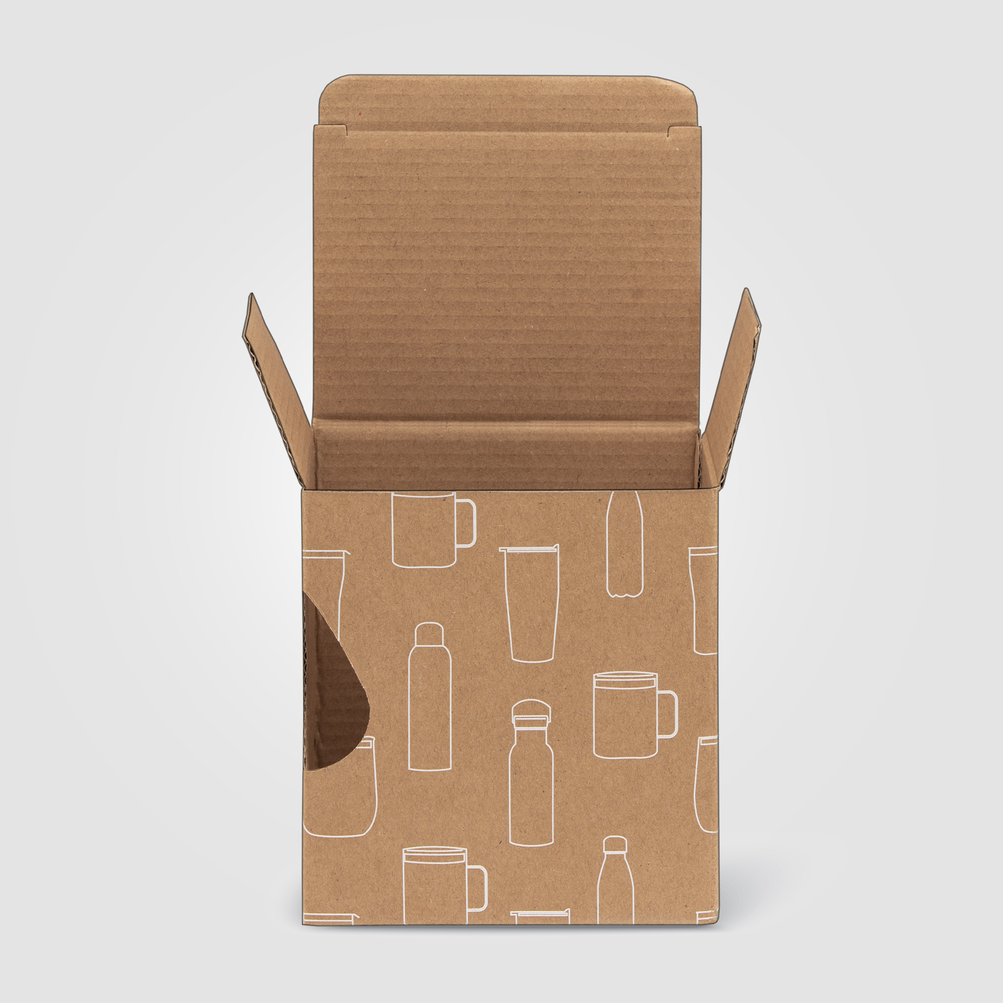 Craft Paper Gift Box for Mug or tumbler