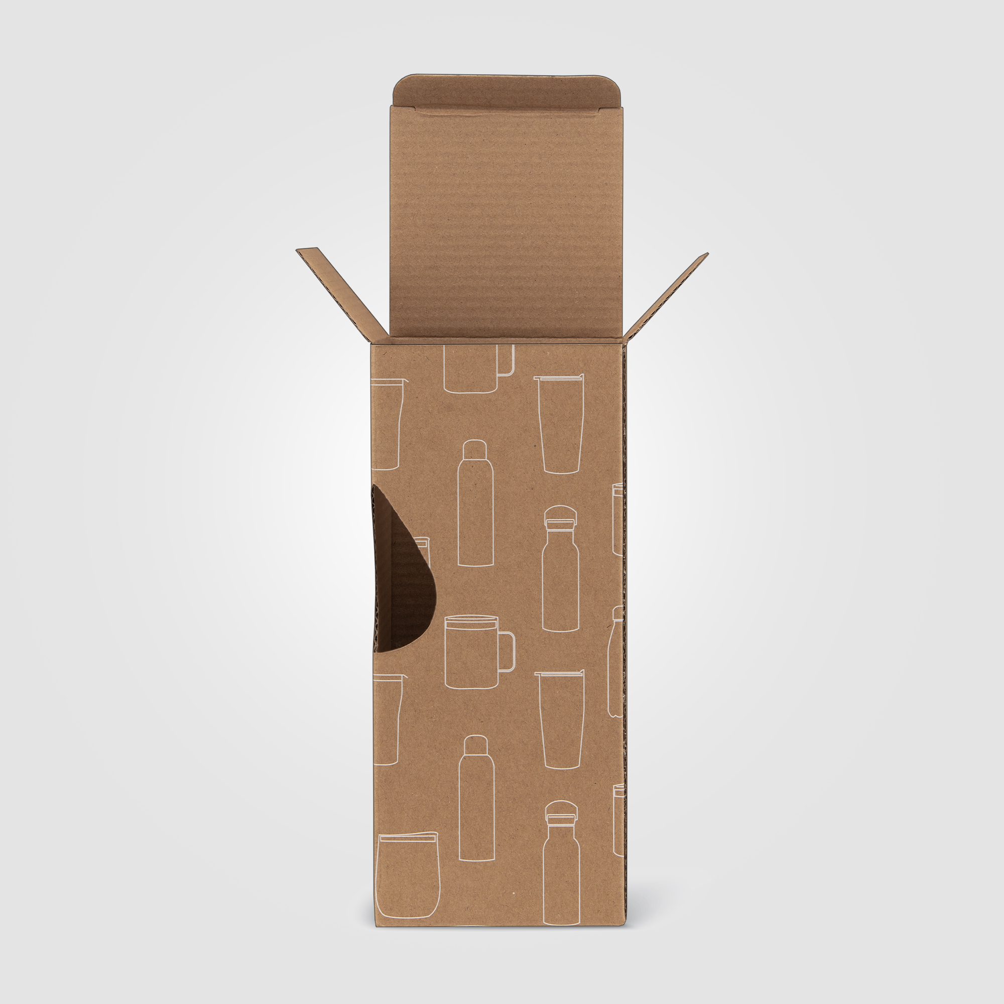 Craft Paper Gift Box for Drinkware #3 2