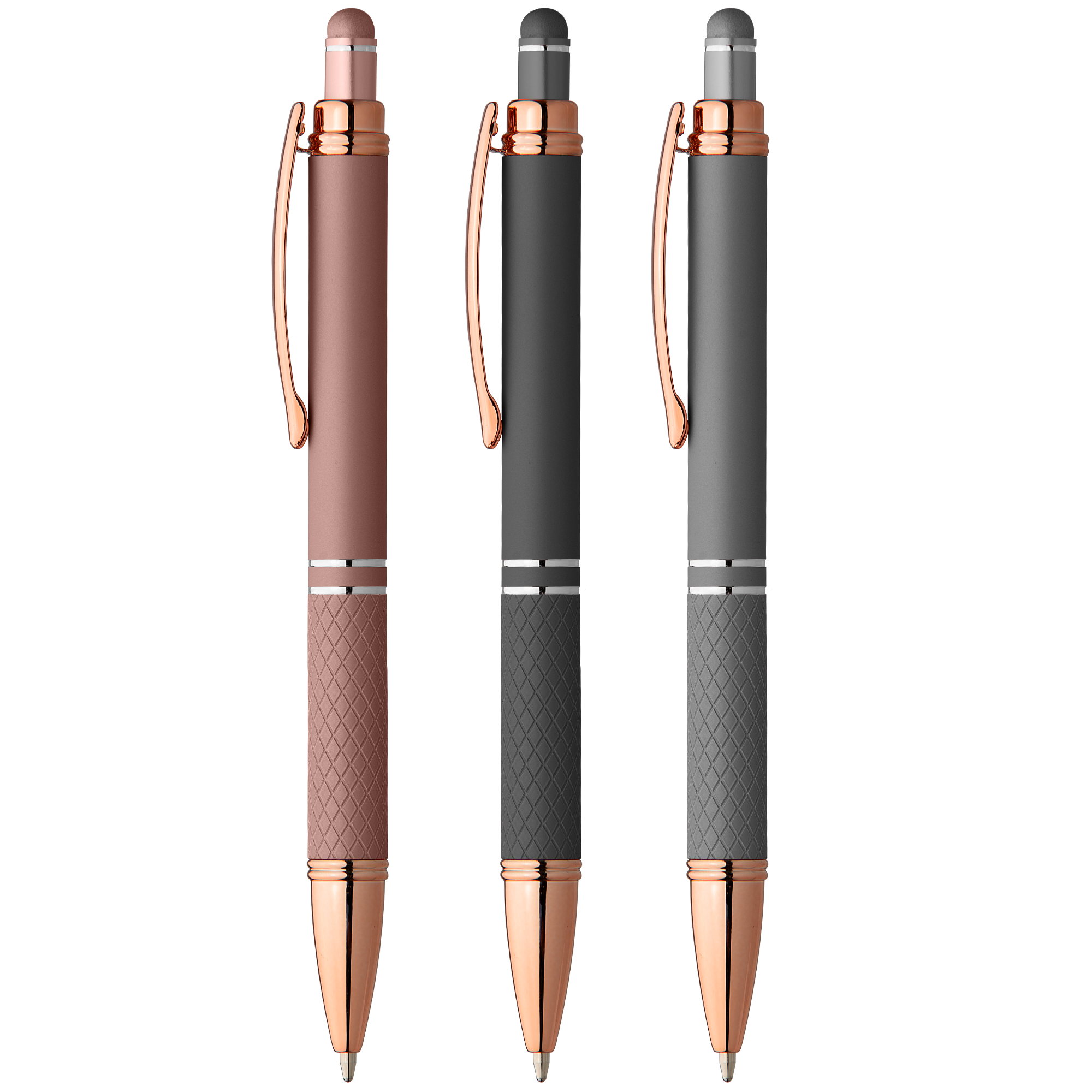 Phoenix Softy Rose Gold Gel Pen w/Stylus 3