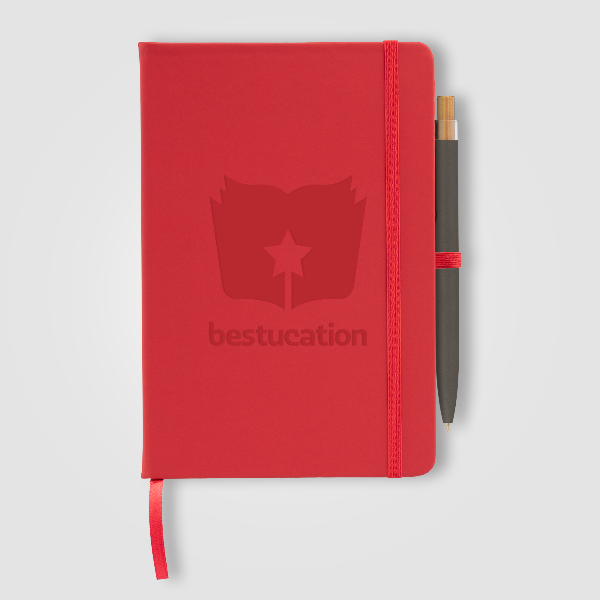 Wilde Recycled Hard Cover Journal & Pen Set - A5 5.5" x 8.3" 8