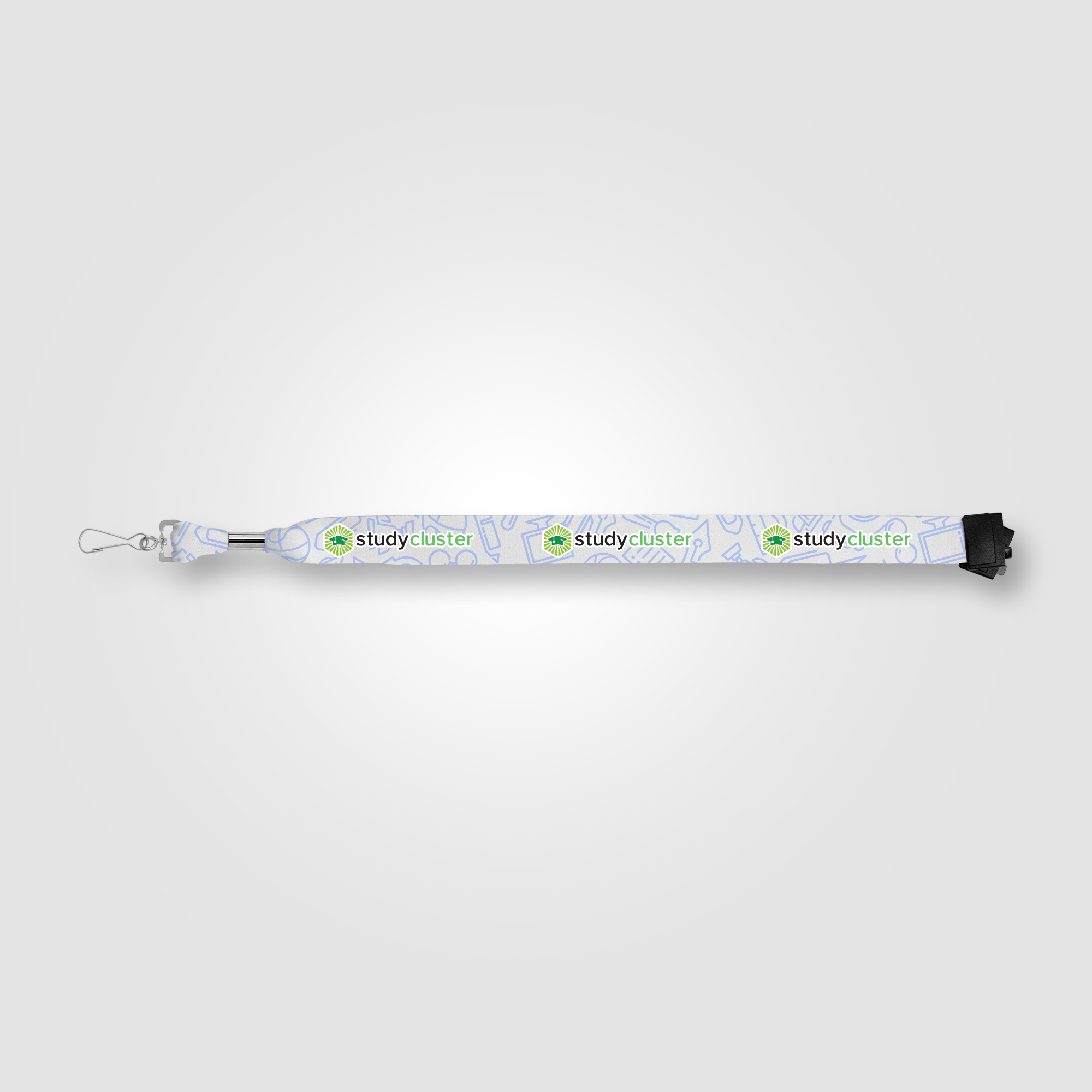 Orris rPET J Hook Breakaway Lanyard - 36" x 1" 4