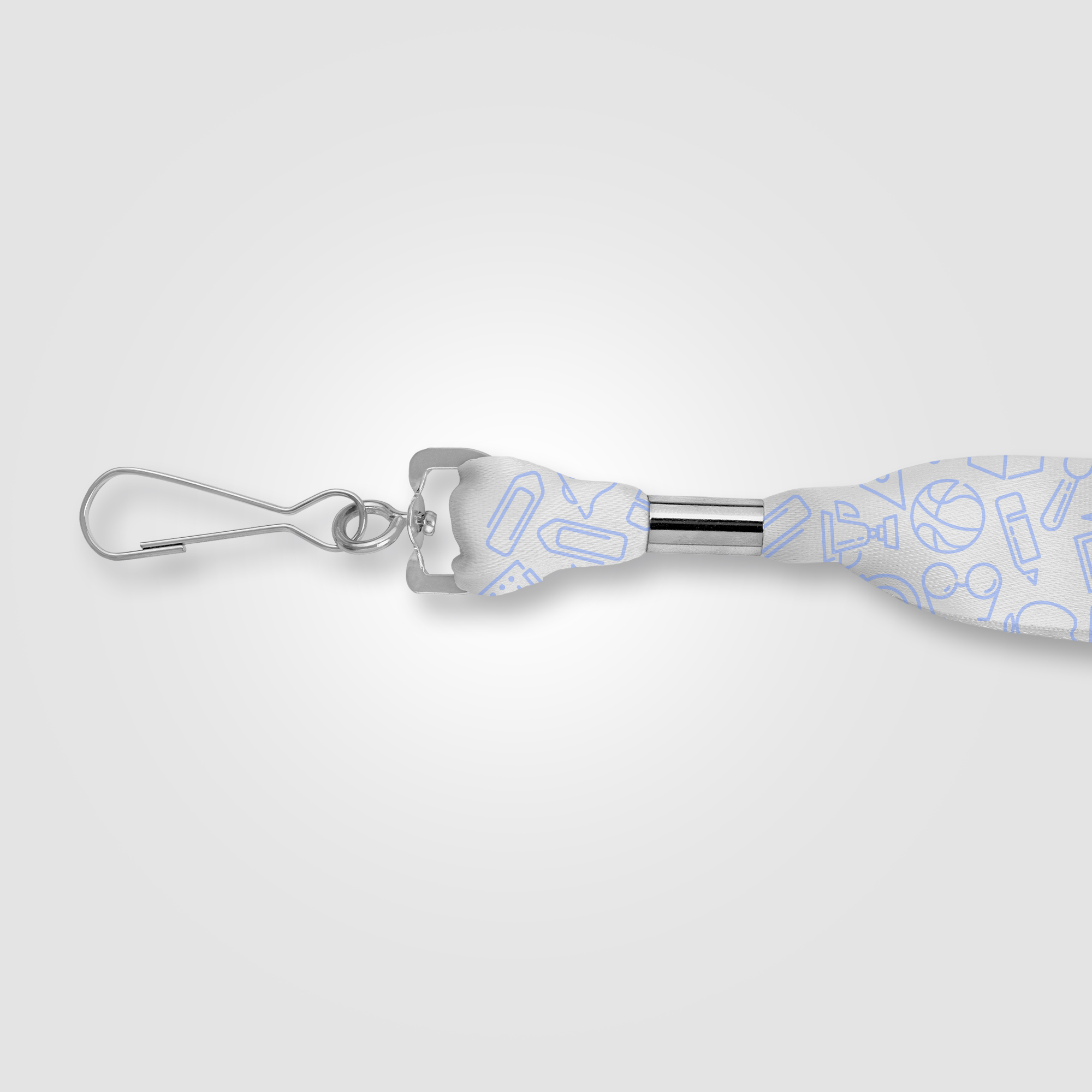 Orris rPET J Hook Breakaway Lanyard - 36" x 1" 3