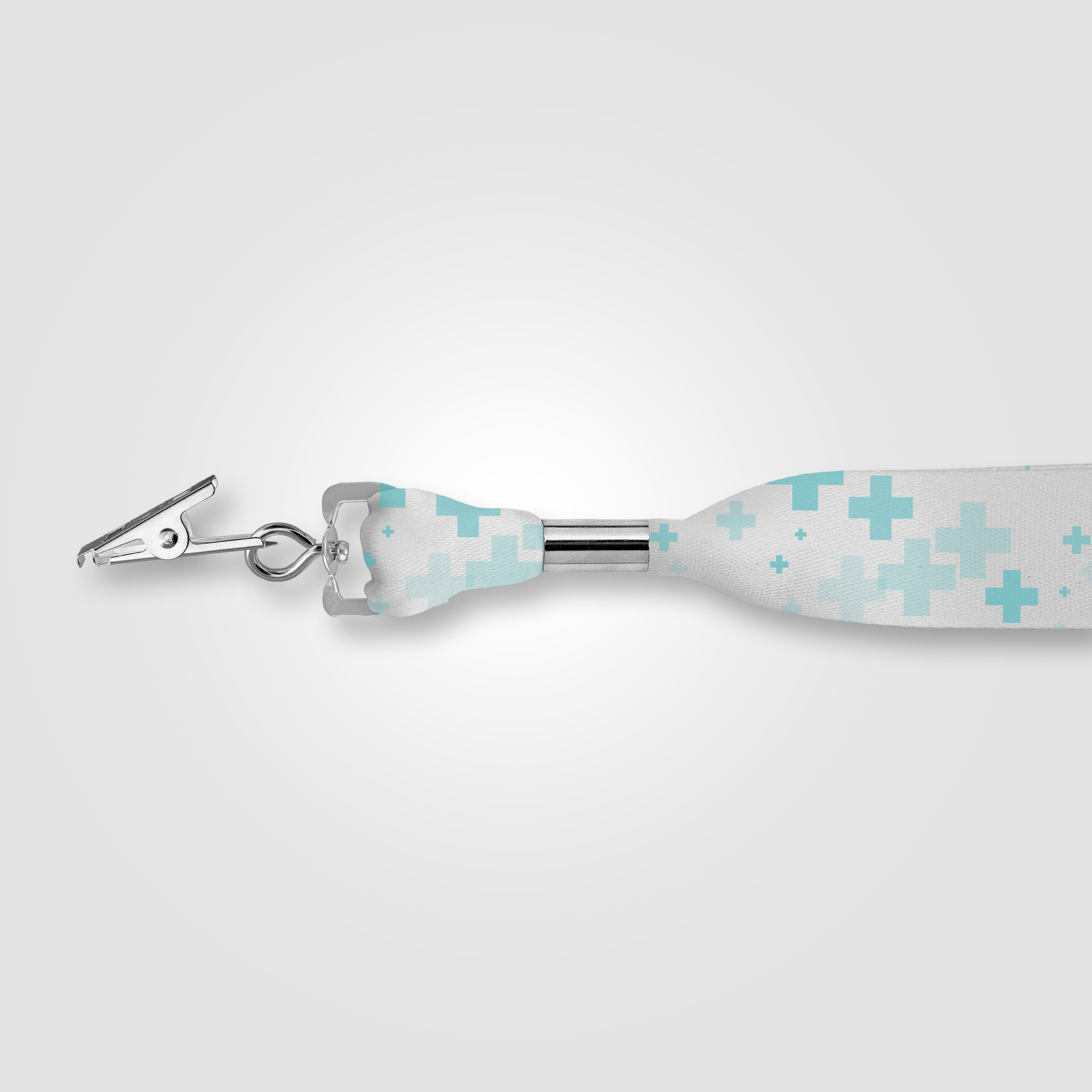 Zevi rPET Bulldog Clip Breakaway Lanyard - 36" x 1" 4