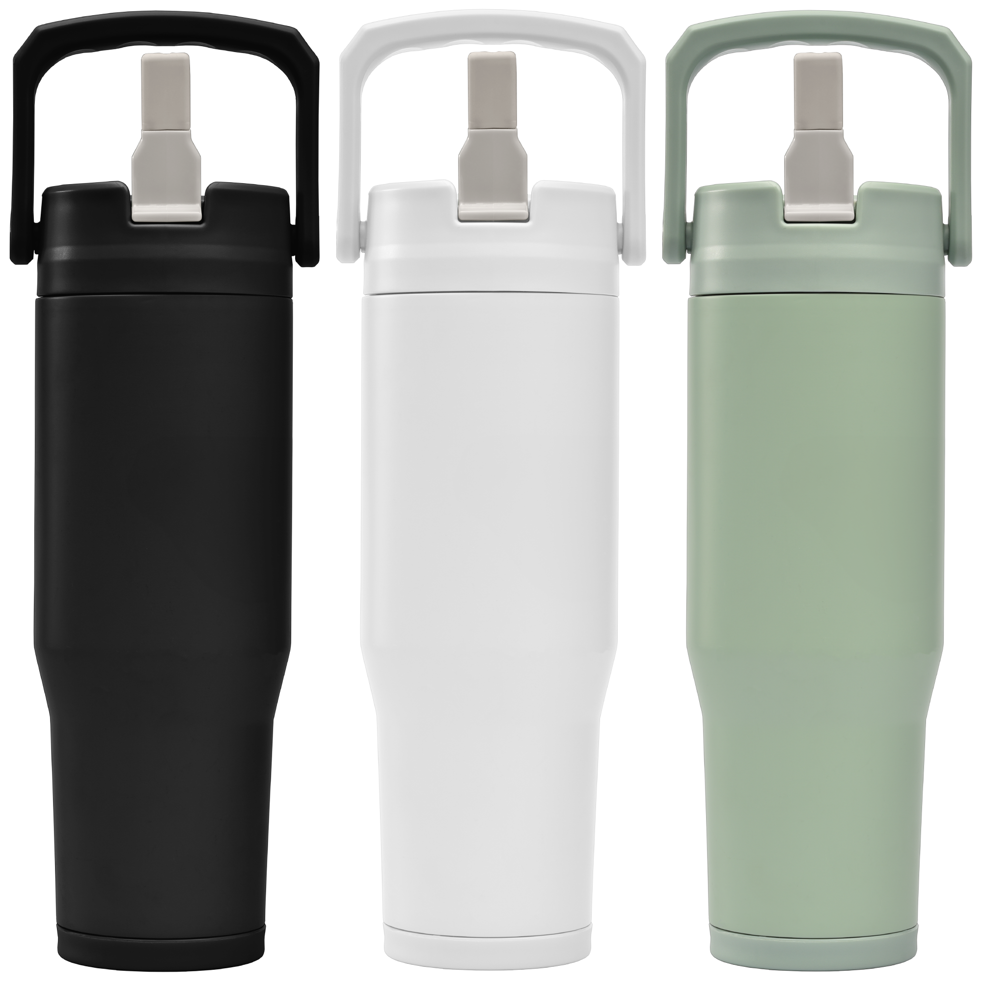 Polar Duo - 32 oz. Double-Wall Recycled Stainless Steel Tumbler with Storage Base