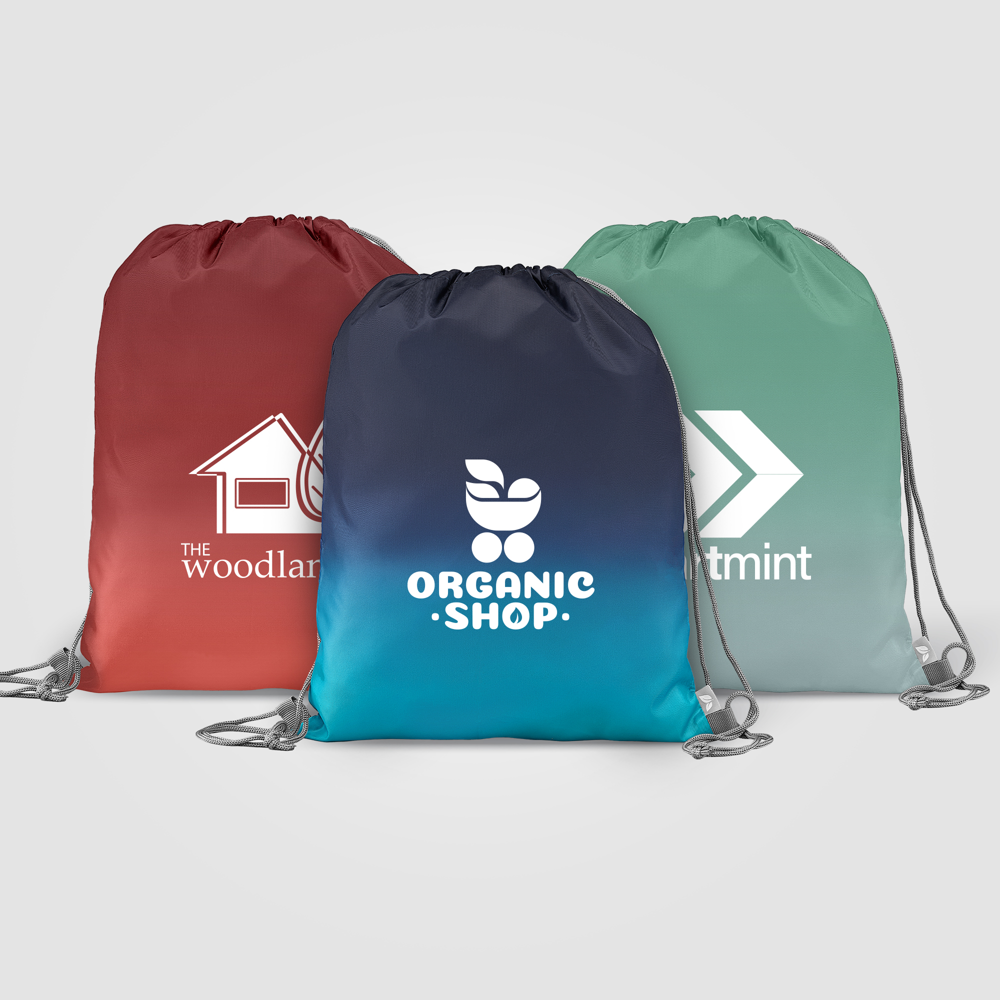 Vilda 210D Polyester Ombre Drawstring Bag  - 6L