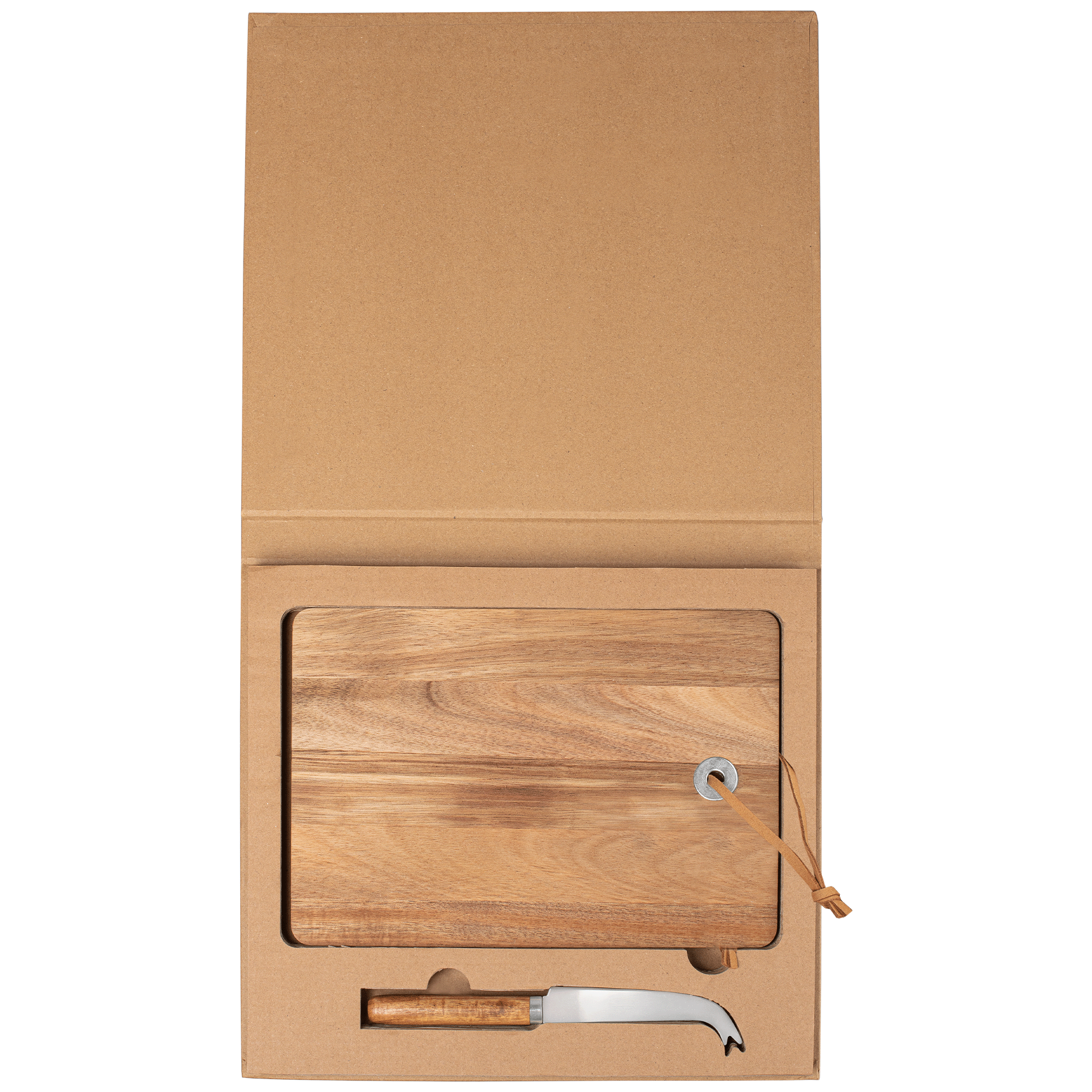 Mysa FSC Wood Hanging Cheese Knife & Board â 262 x 290 x 25 mm