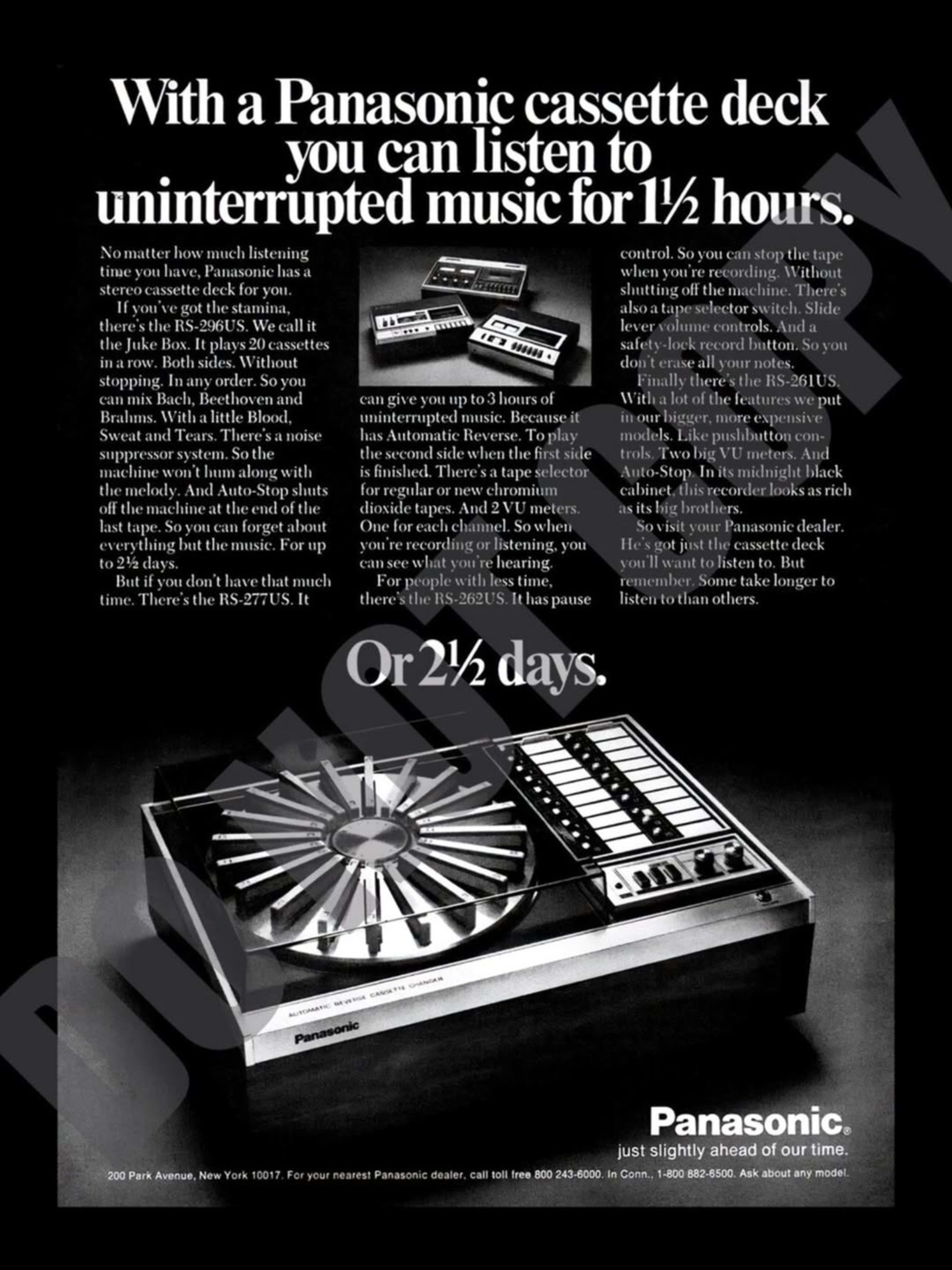 Panasonic RS-296US