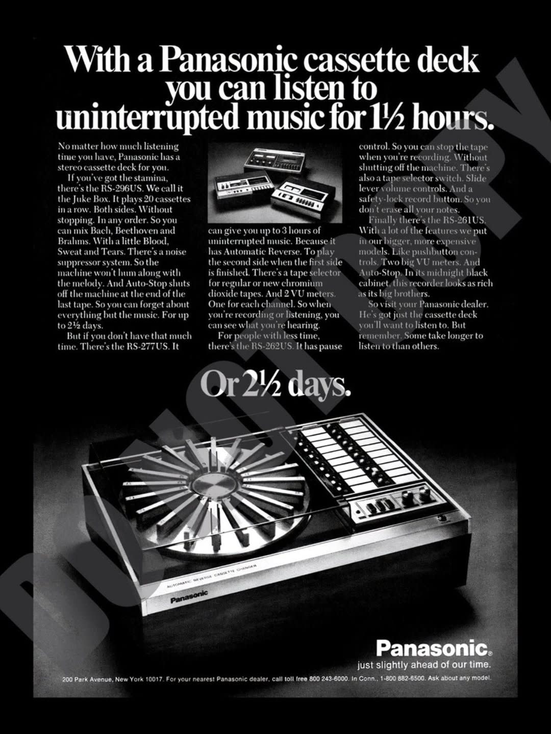 Panasonic RS-296US