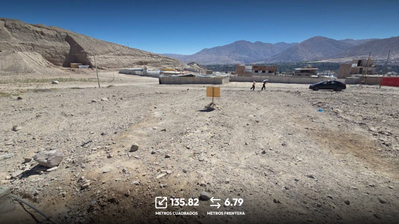 Vista 3 de Terreno en Venta Samegua Cerrillos 