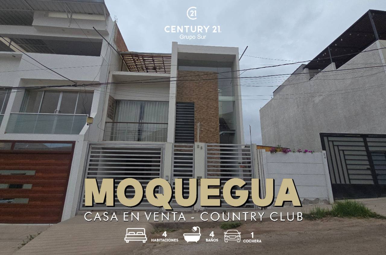 Casa en Venta Country Club Moquegua - Casa en Venta en Samegua