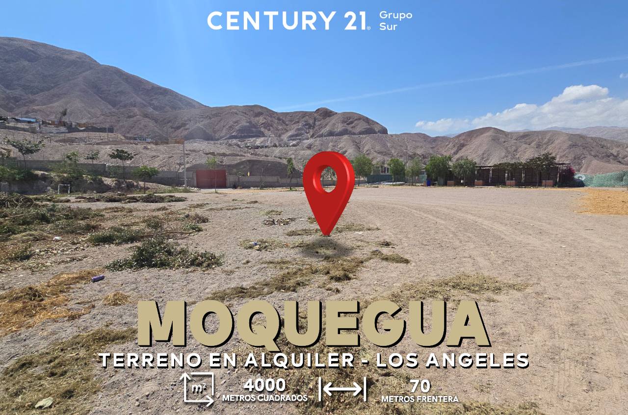 Alquiler Terreno 4000 m2  - Terreno en Alquiler en Los Angeles
