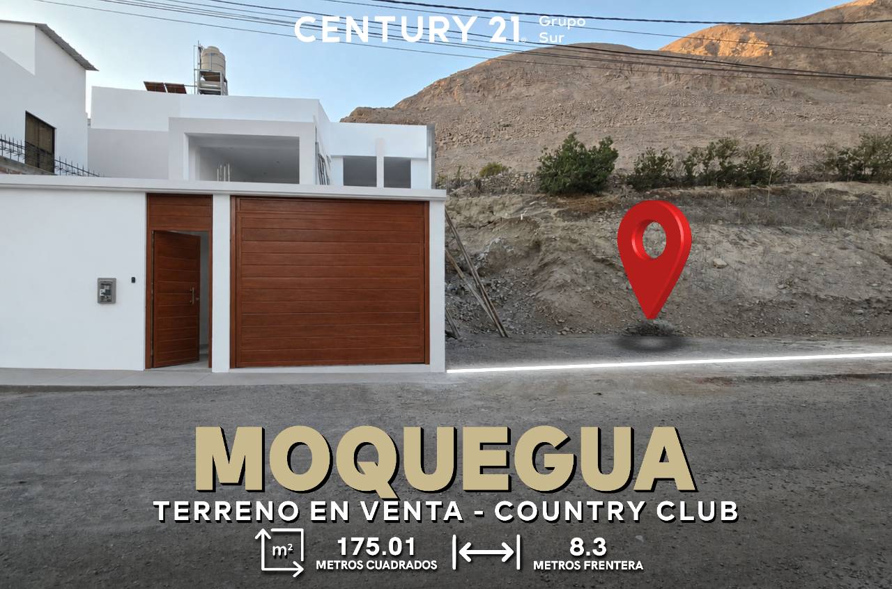 Venta Terreno Country Club  - Terreno en Venta en Samegua