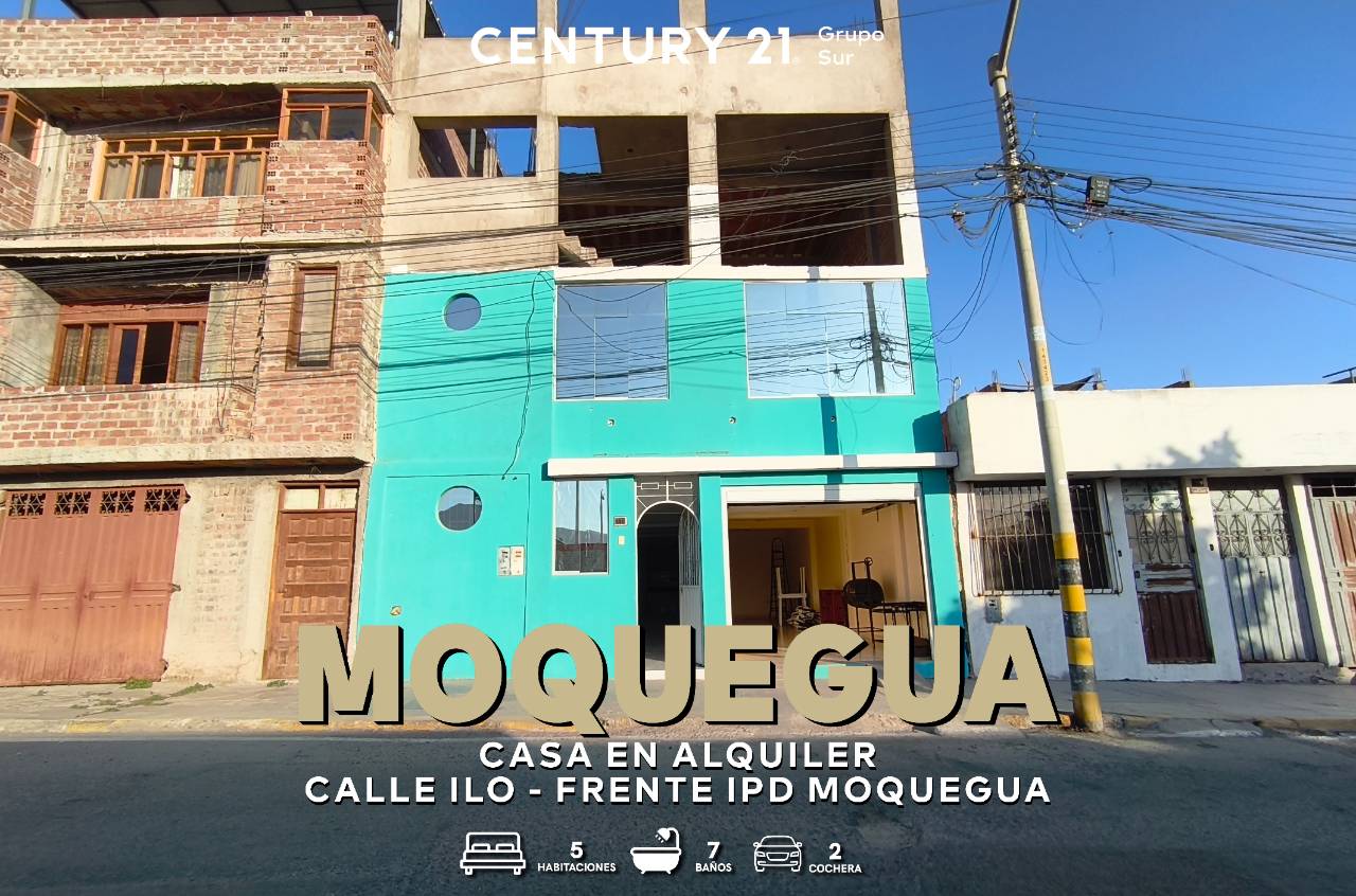 Alquiler Casa Calle Ilo Frente IPD - Casa en Alquiler en Mariscal Nieto 