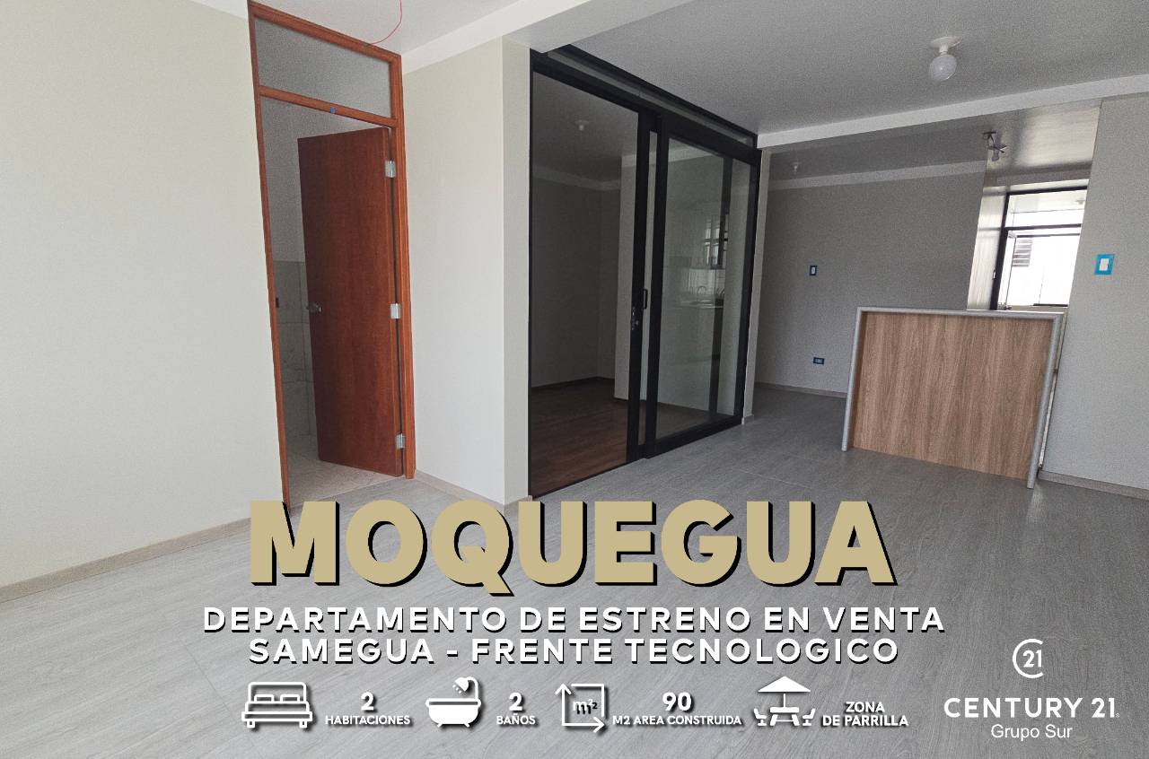 Departamento de Estreno en Venta 2do Piso - Departamento en Venta en Samegua 