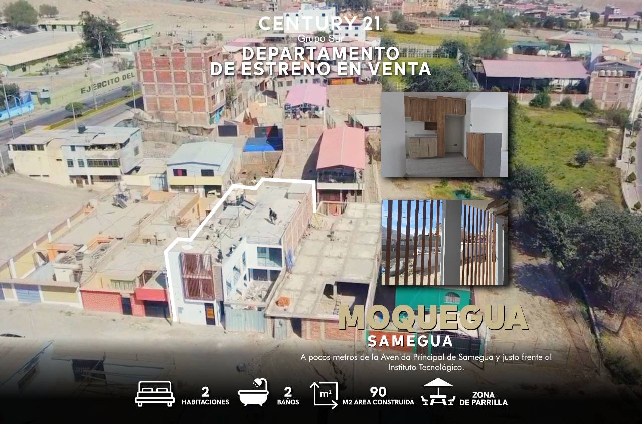 Vista 1 de Departamento de Estreno en Venta 2do Piso