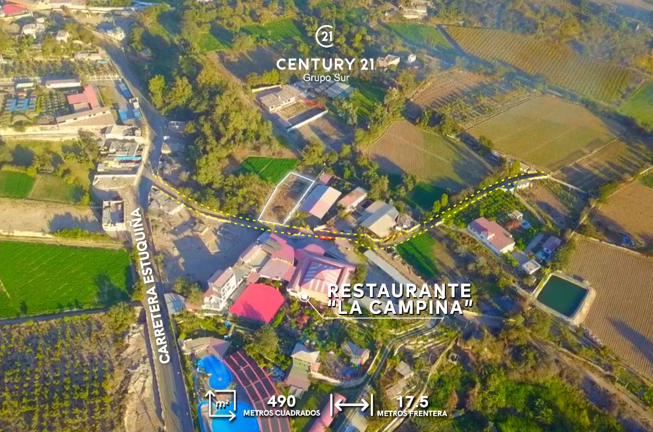 Vista 2 de Venta Terreno Estuquiña Frente Restaurante La Campiña
