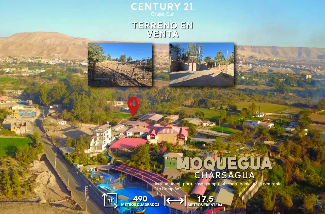 Vista 1 de Venta Terreno Estuquiña Frente Restaurante La Campiña