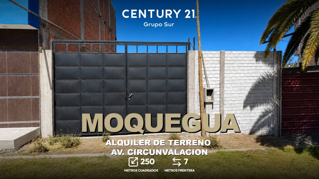 Alquiler Terreno  Av Circunvalación  - Terreno en Alquiler en Mariscal Nieto