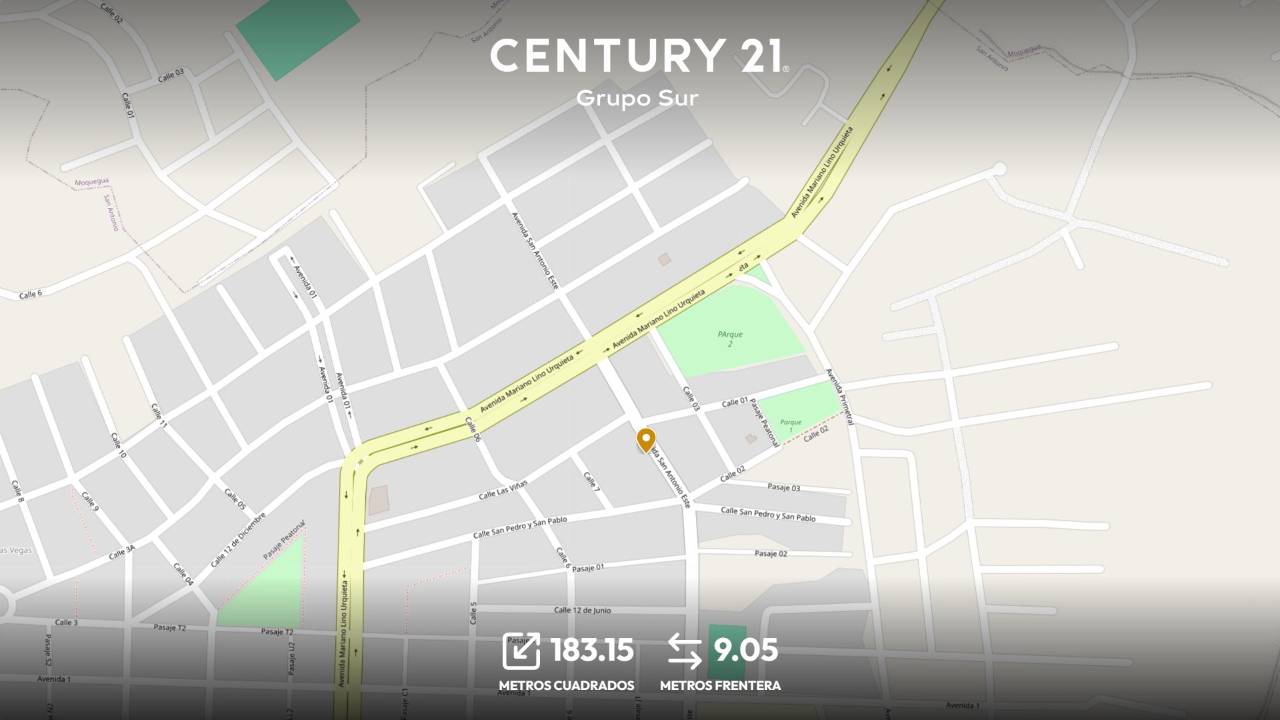 Vista 1 de Terreno en Venta San Antonio - Av. San Antonio Sur Este