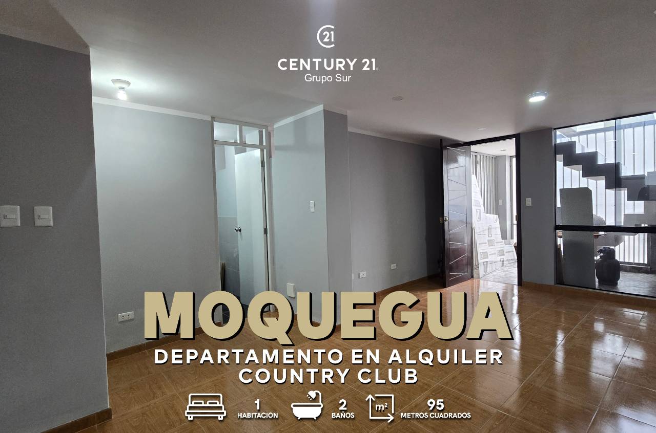 Departamento en Alquiler 1er Piso Country Club - Departamento en Alquiler en Samegua 