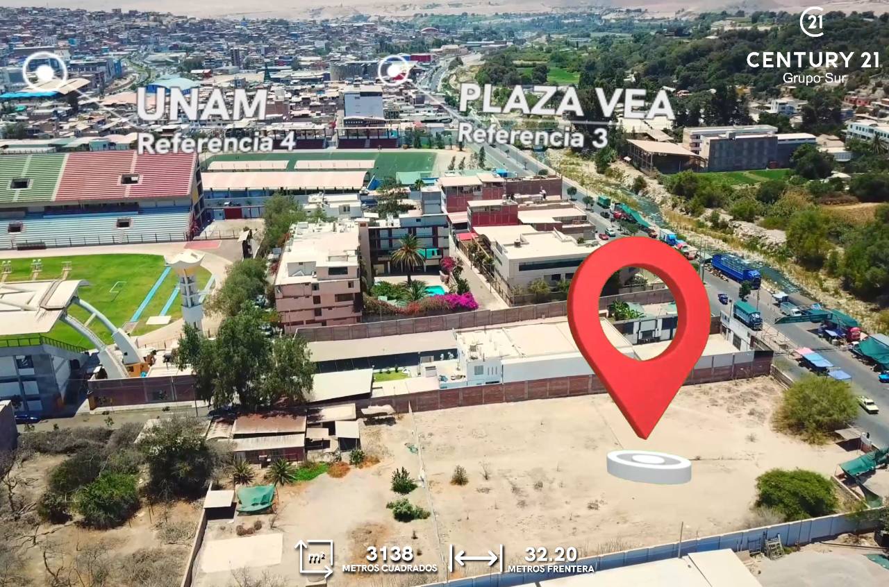 Vista 3 de Terreno de Inversion en Venta Espaldas de Hospital Regional Mariscal Nieto Perú