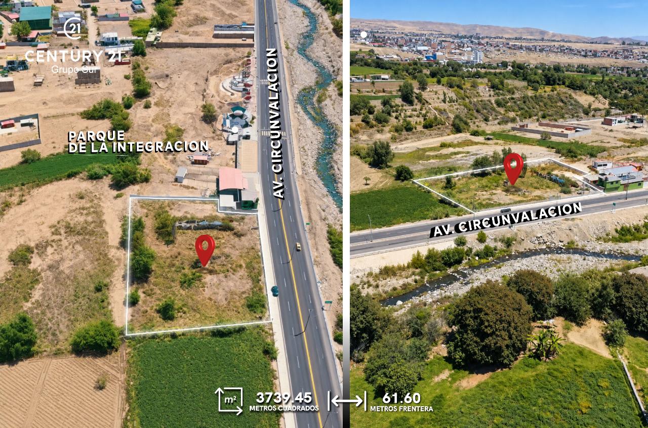 Vista 1 de Terreno en Venta - Av. Circunvalación 3739.45 m2