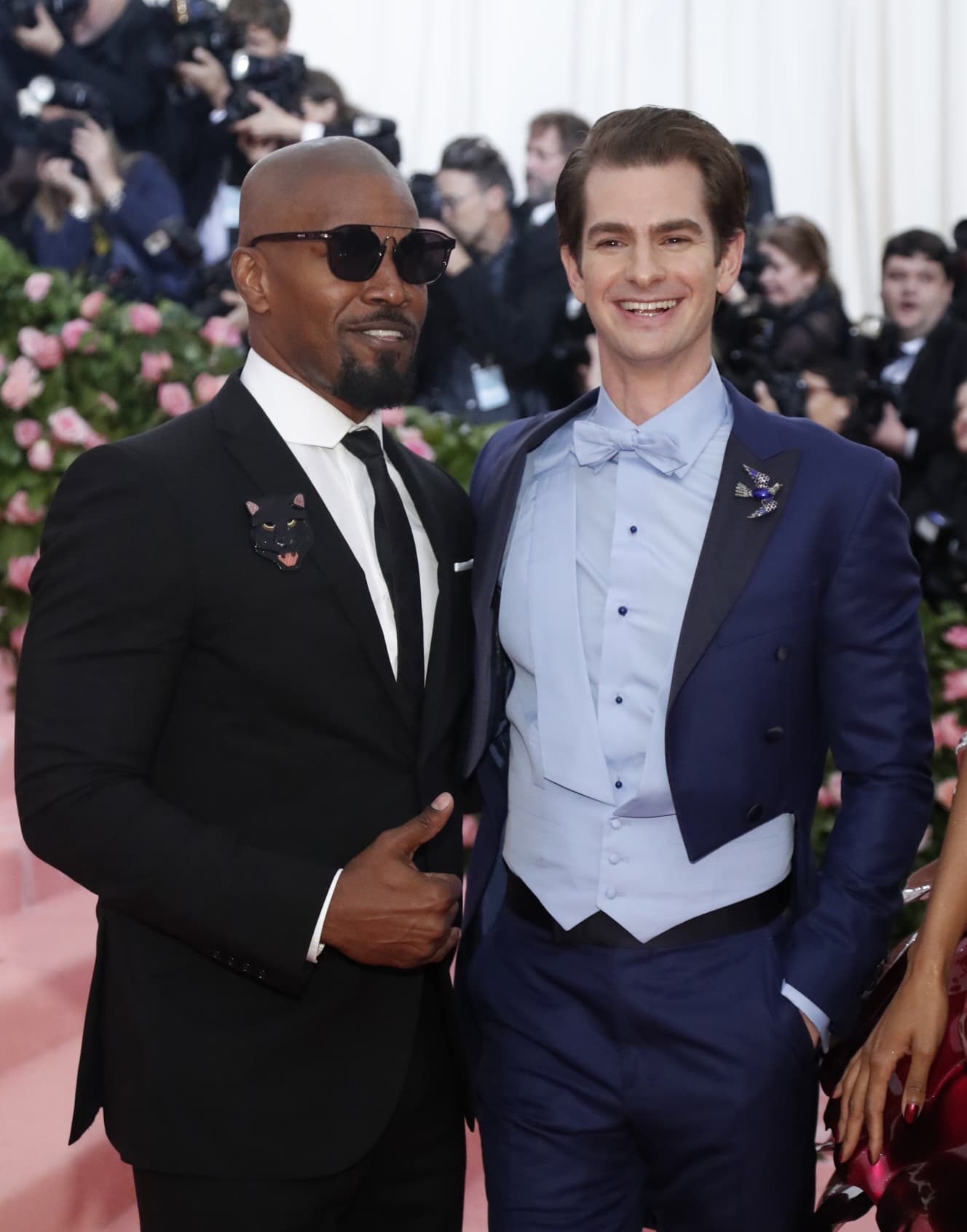 『アメイジング・スパイダーマン』シリーズ(2012、2014年)でスパイダーマンを演じていたアンドリュー・ガーフィールド(右)。3作目やスピンオフの計画があり、ガーフィールドも続編に賛成していたが、結局打ち切りとなってしまった