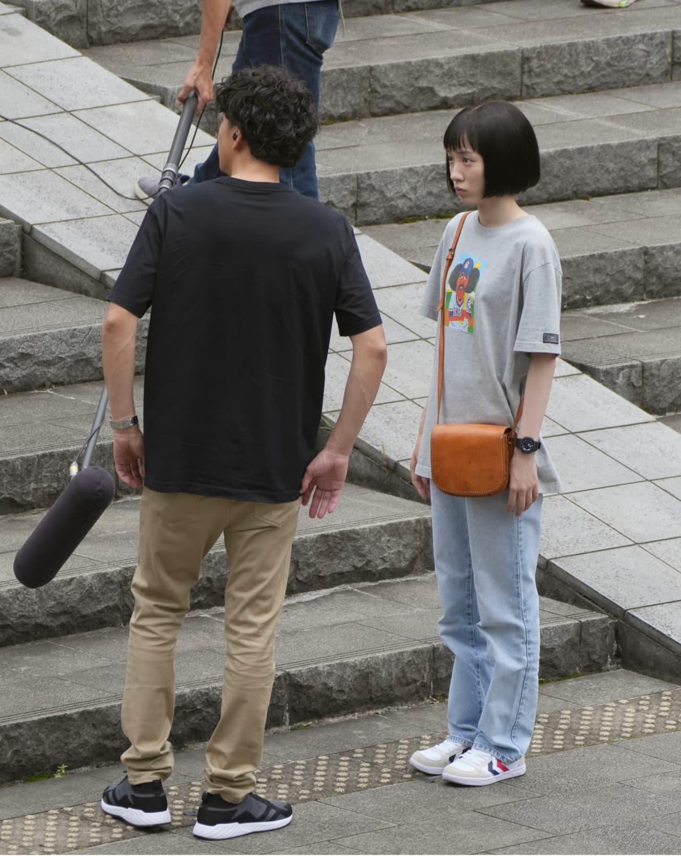 本誌未掲載カット 永野芽郁 なんだか新鮮!「オカッパ頭」で 気合十分のドラマロケ現場