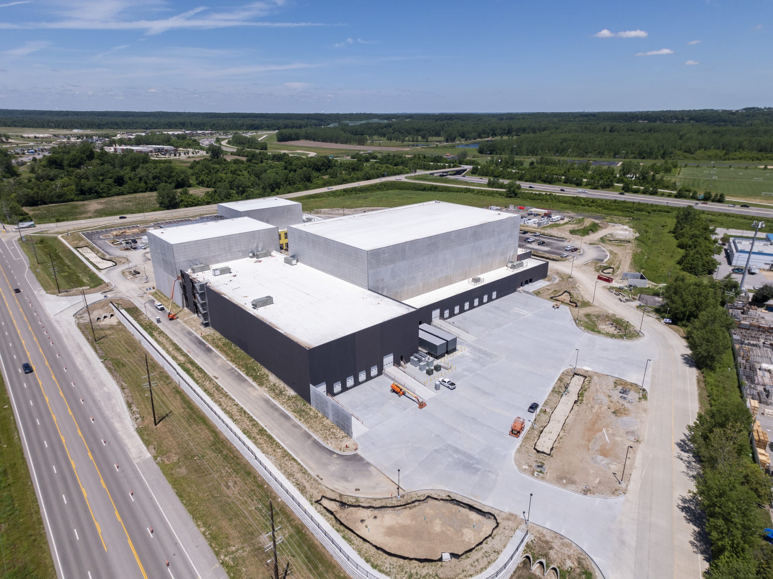 Aerial view of Gateway Studios campus