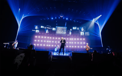 CHAUVET COLORado PXL Curve 12 Powers Shinedown's Dance, Kid, Dance Act II Tour