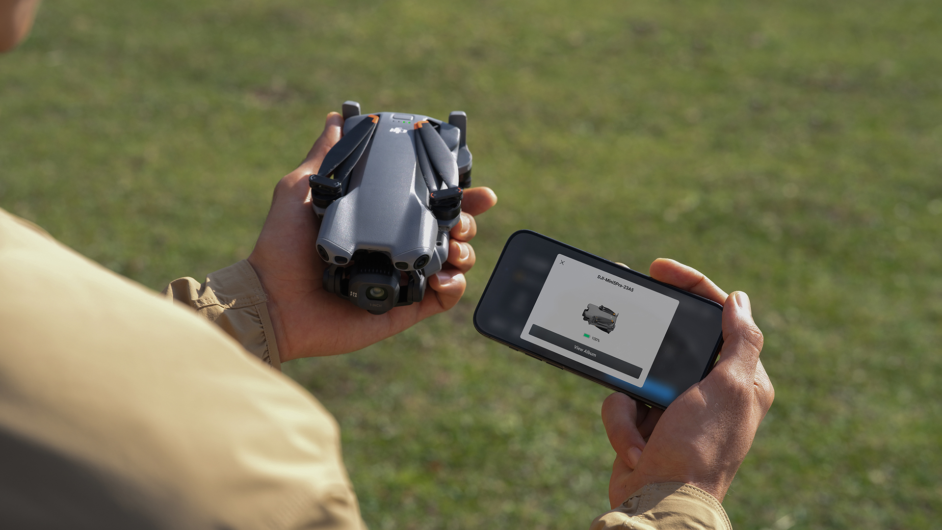 DJI Mini 5 Pro gece görüşlü engel algılama ve gimbal detayı