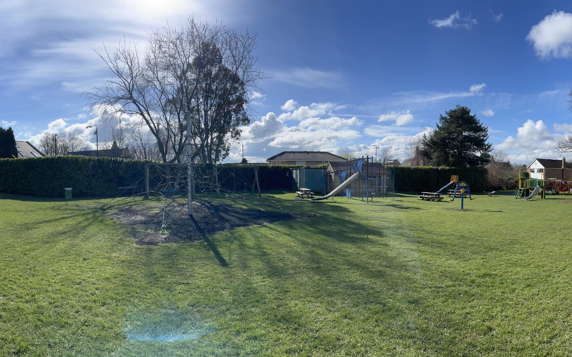Darrington Village Field on a bright day