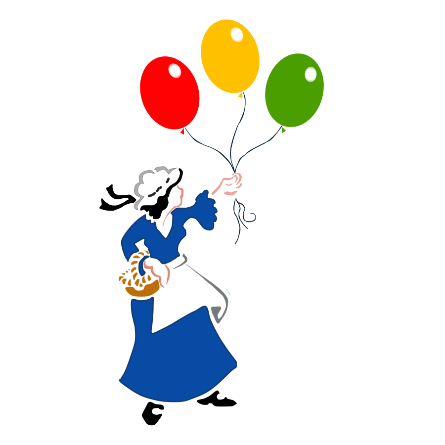 The Edwardian Lady emblem associated with Darrington Feast and Fayre