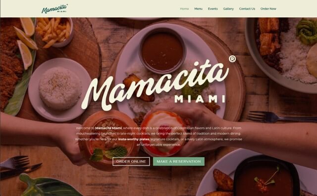 Mamacita Miami – Latin Bistro Website