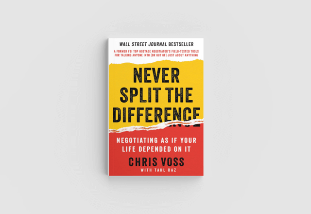 Never Split the Difference book cover