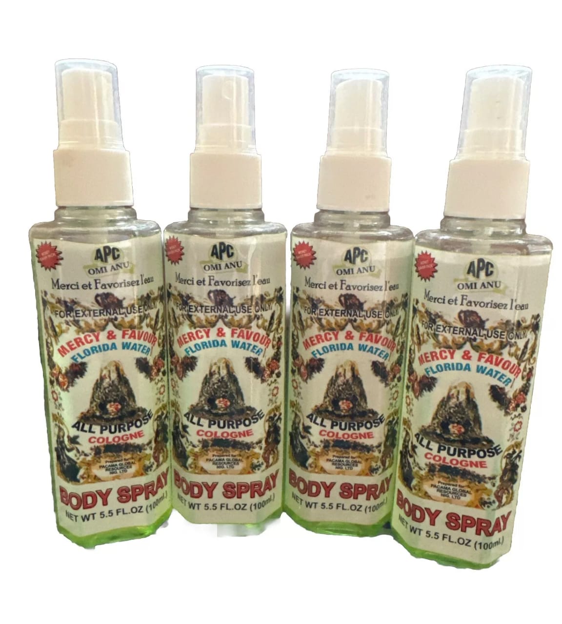 Pacama Spiritual Perfume (Many Varieties in 100ml spray bottle)