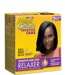 Mega Growth No-Lye Hair Relaxer Sensitive Care (7 Salon Packs)