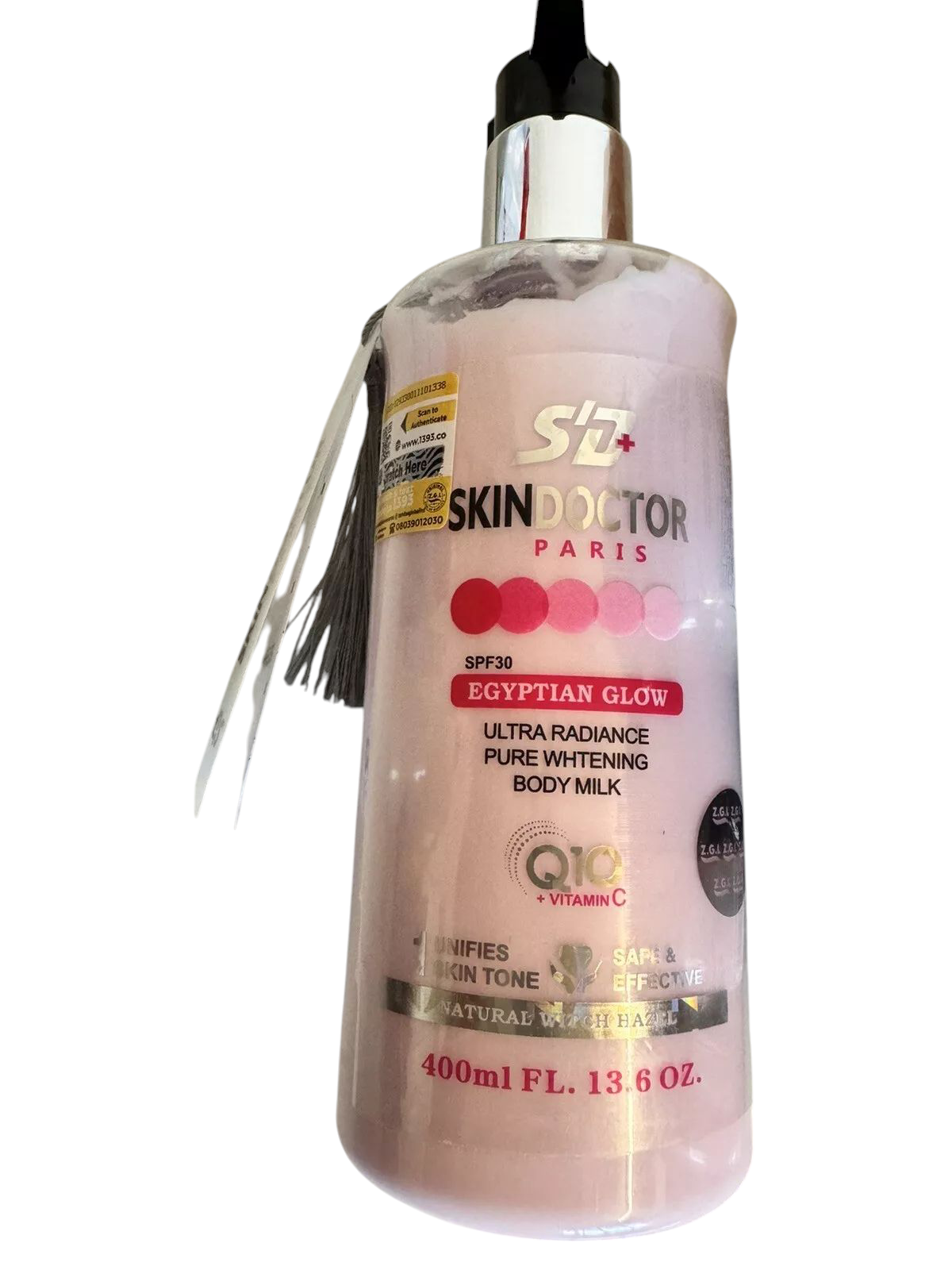 Original Skin Doctor Egyptian Glow Skin Whitening Lotion Body Milk (400ml) SPF 30