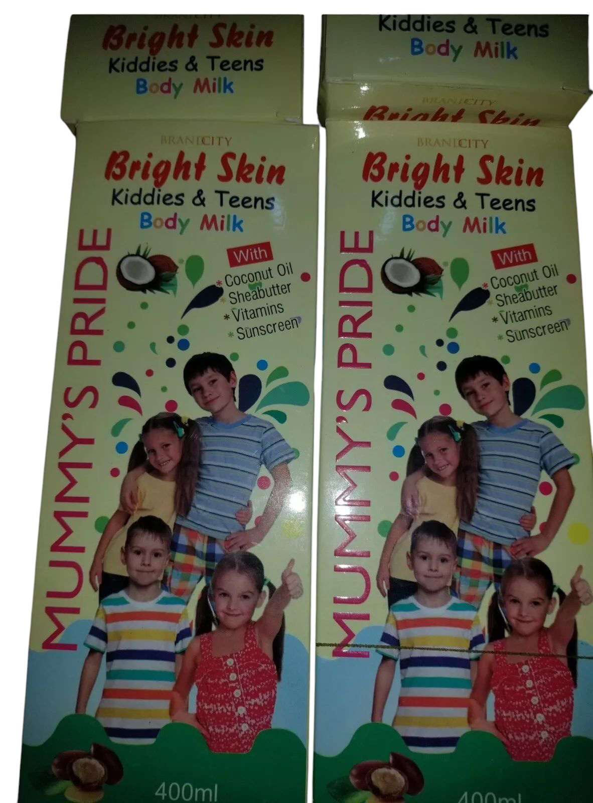 Mummy's Pride Kiddies and Teens Body Milk Lotion(All Natural Ingredients)