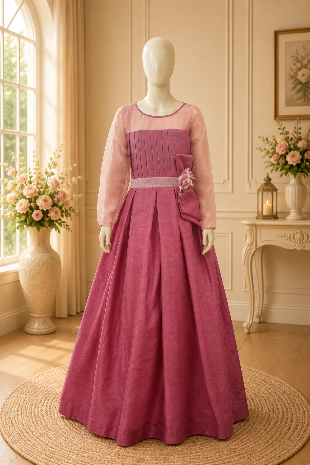 Sanlia Golden Glow Designer Gown