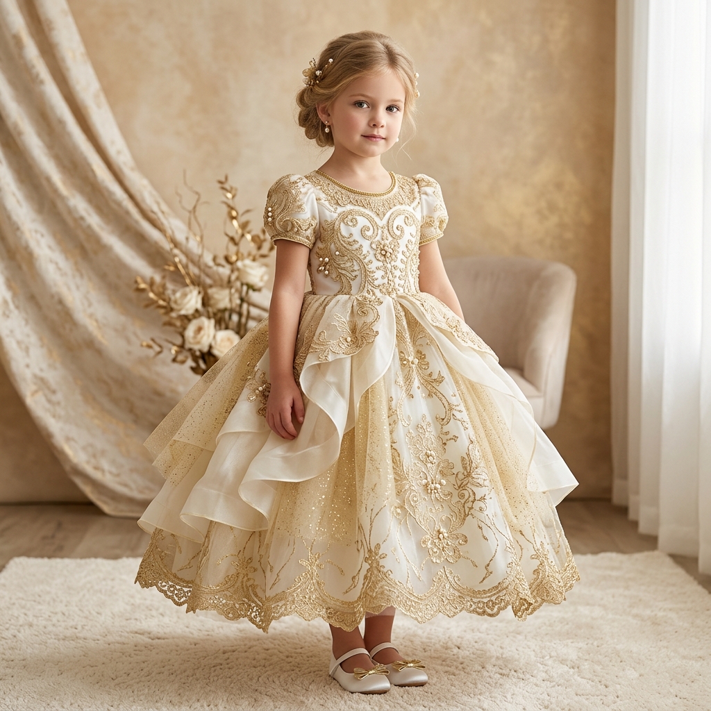 Sanlia Designer Kids Frock view 2