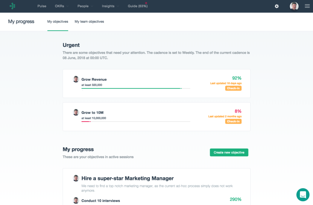 My progress & to-do