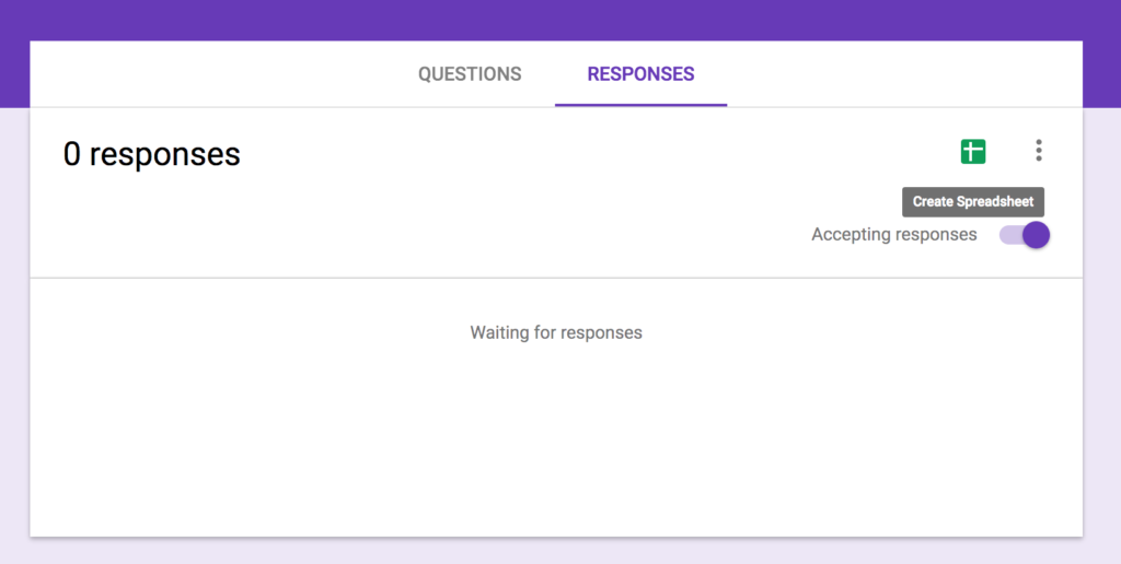 Link Google Form with a Google Sheet