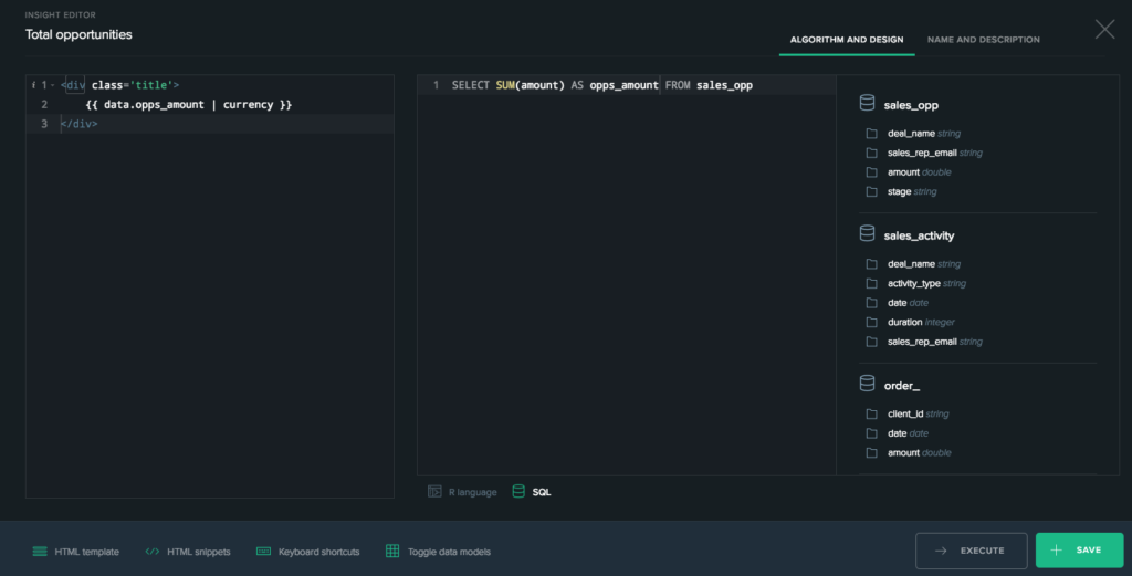 Dynamic key result editor