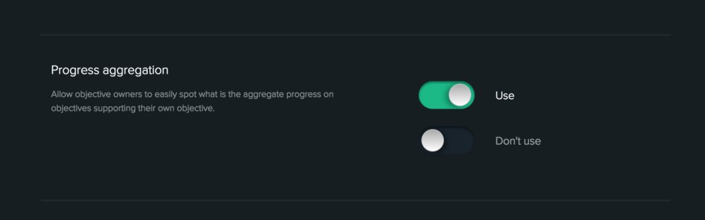 Progress aggregation