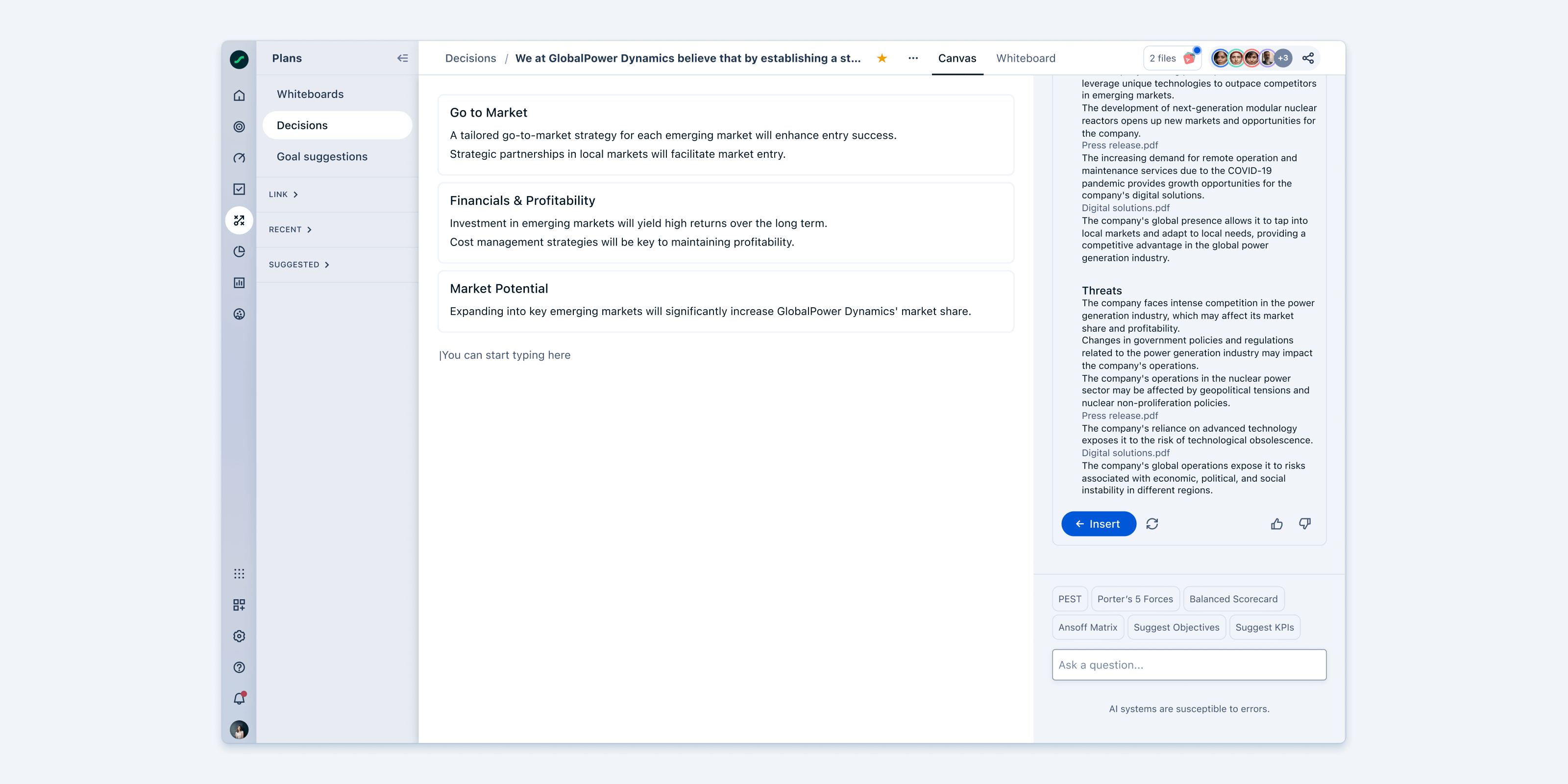 Smarter Strategy Planning