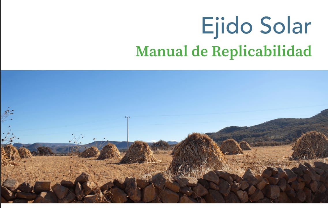 Manual de Replicabilidad de ejido solar
