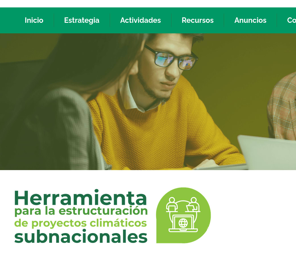 Herramienta para la estructuración de proyectos climáticos subnacionales